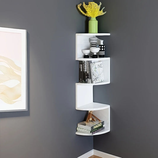 Modern Wall-Mounted Shelf, Saves Space