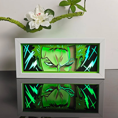 3D Anime Motion Night Light, Laser Lamp