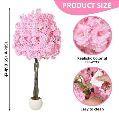 Realistic Artificial Cherry Blossom Tree