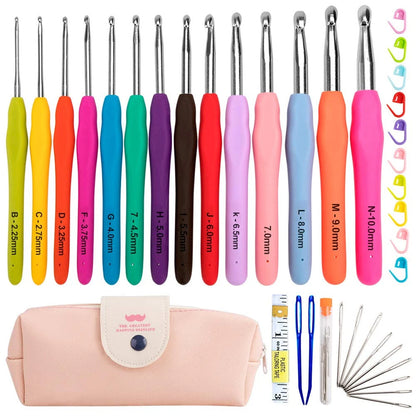 Crochet Hooks Needles Yarn Tool Kit