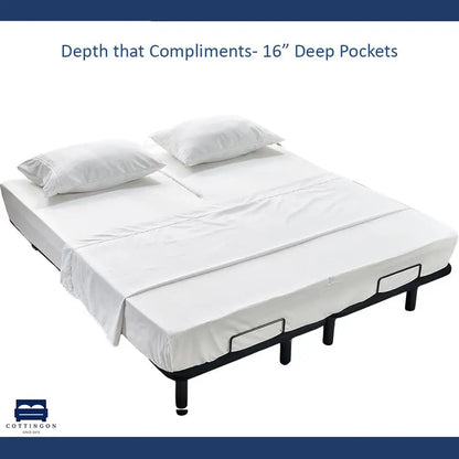 4 Piece Flex Head King Sheet Set