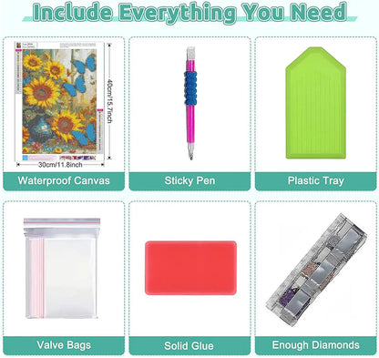 Adult DIY Diamond Painting Kit - Cowboy Boots