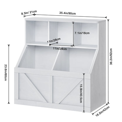 Hobby Lane Toy Storage Organizer with Bookshelf